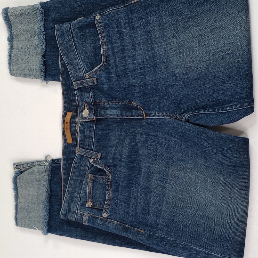 Joe's The Smith Mid Rise Straight Ankle Jeans Raw Hem Cuff Size 29 - Picture 1 of 16